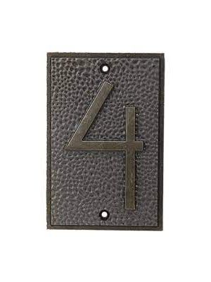 House Number "4"