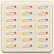 Textile Block Coasters